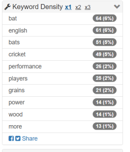 English Willow Cricket Bat
